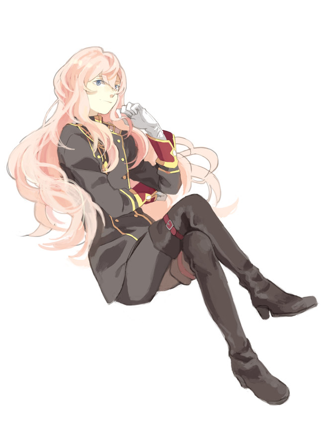 10s, 1boy, androgynous, binan_koukou_chikyuu_bouei-bu_love!, bingdu_3927, black_boots, black_thighhighs, blue_eyes