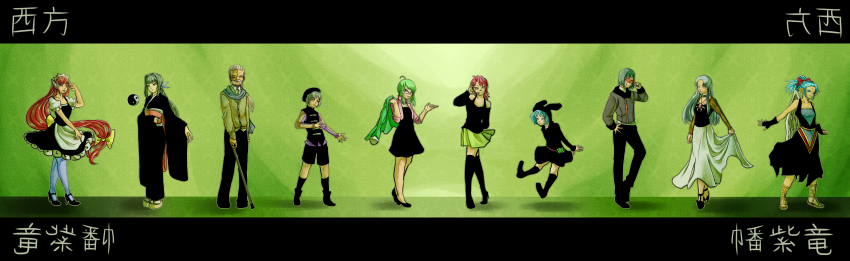 3boys, 6+girls, absurdres, angel_wings, banshiryuu, beret, black_legwear, cactus