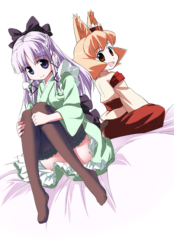 animal_ears, cat_ears, convenient_censoring, feet, komiya_yuzu, mayu_(nekogami_yaoyorozu), nekogami_yaoyorozu, takahata_yuki