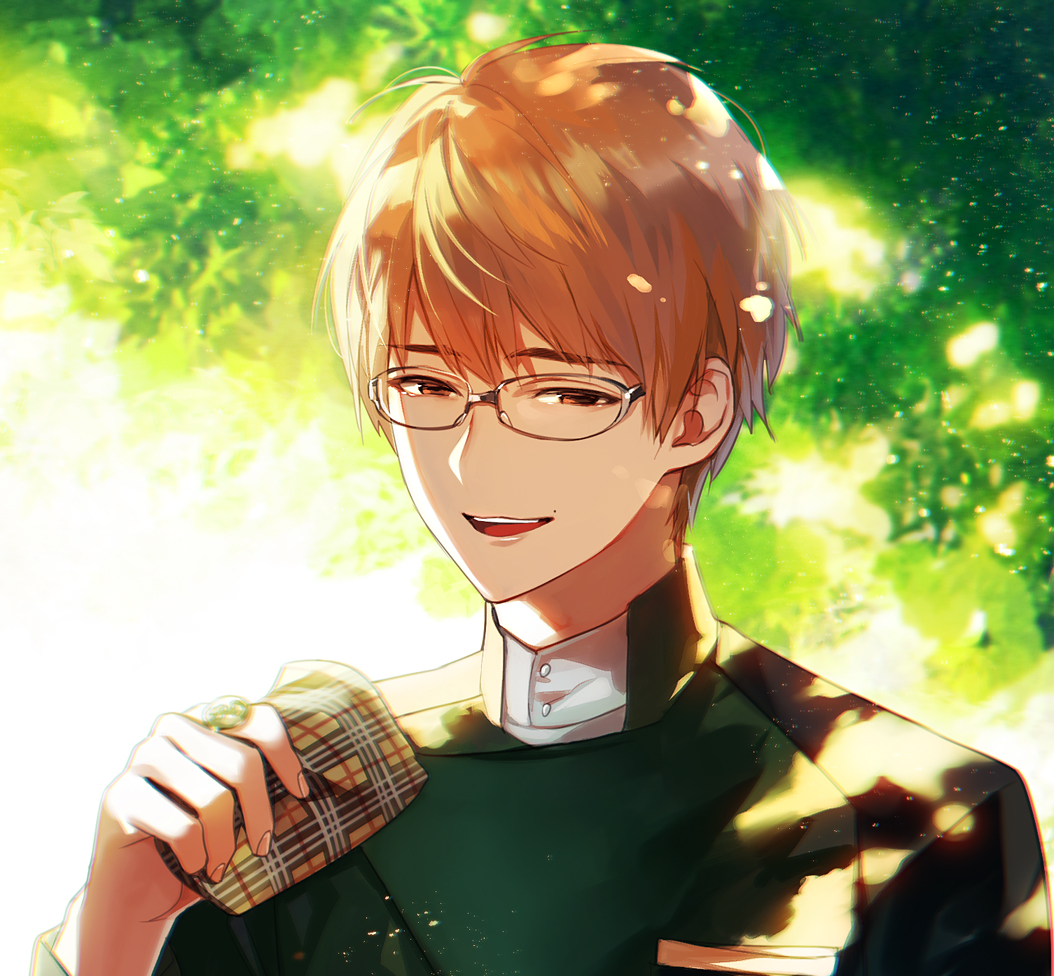1boy, ariko, bad_id, bad_pixiv_id, brain_(kamen_rider_drive), brown_eyes, brown_hair, glasses