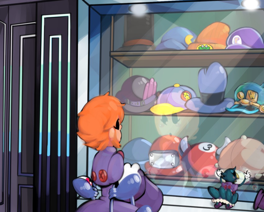 1girl, :o, animal_crossing, annotation_request, avery_(skullgirls), bad_id, bad_pixiv_id, beanie