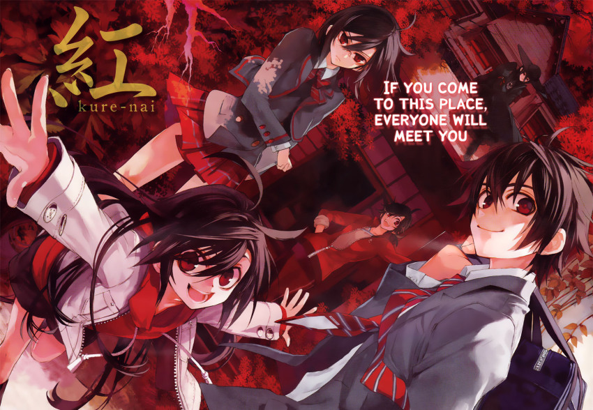 00s, 1boy, 4girls, ahoge, english_text, glasses, hat, highres