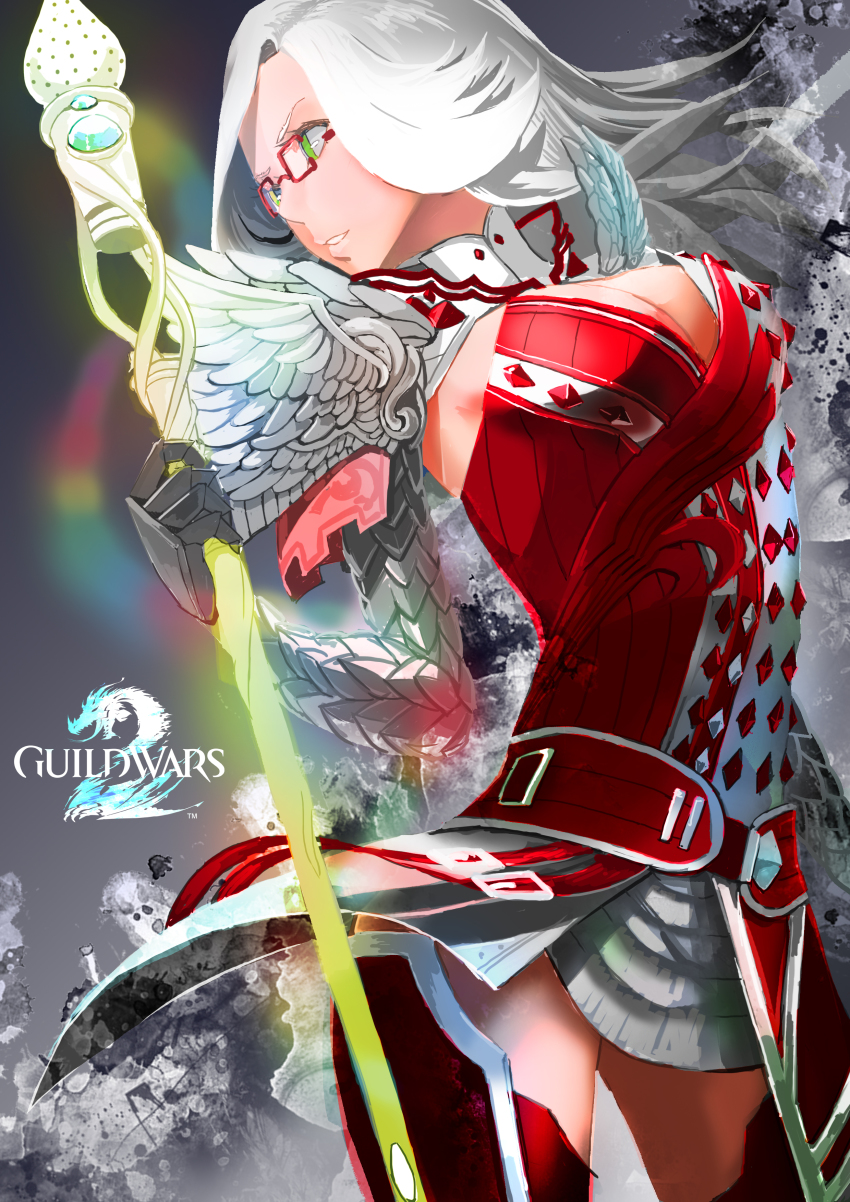 1girl, absurdres, arm_armor, armor, armored_boots, armored_dress, bad_id, bad_pixiv_id