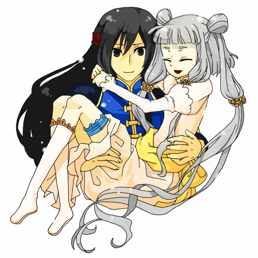 00s, chinese_clothes, code_geass, dress, li_xingke, m-minato, silver_hair, tangzhuang