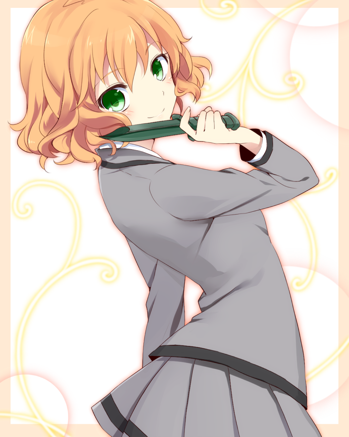 10s, 1girl, ansatsu_kyoushitsu, bad_id, bad_pixiv_id, female_focus, green_eyes, hi-ma