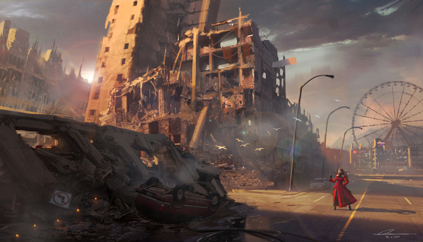 10s, 1girl, 2015, bare_shoulders, bird, black_gloves, black_legwear, brown_hair