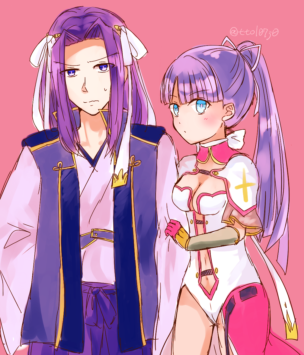 fate/grand_order, fate_(series), martha_(fate), martha_(third_ascension)_(fate), ponytail, sasaki_kojirou_(fate), tagme, totte