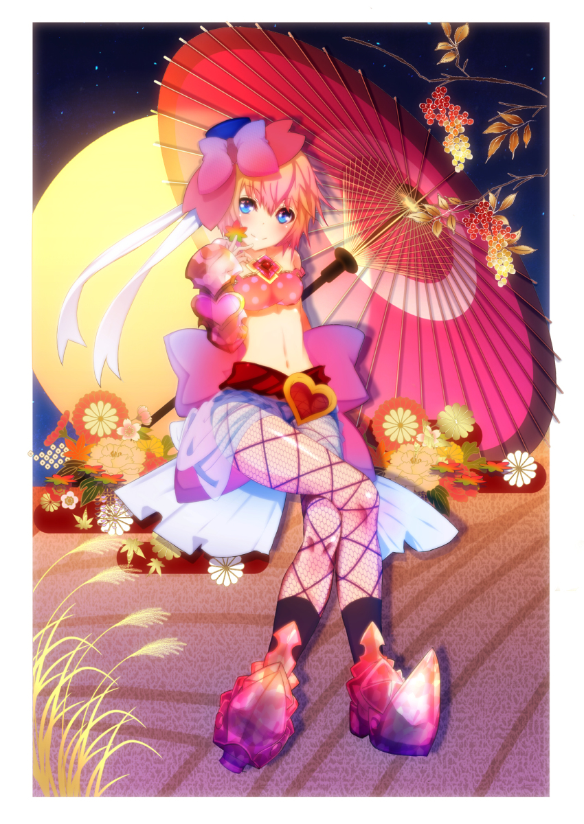 10s, 1girl, armor, armored_boots, blue_eyes, boots, border, bow