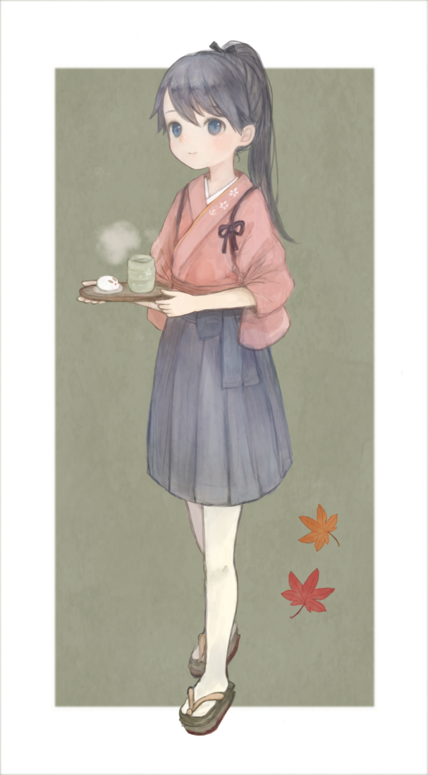 10s, 1girl, bad_id, bad_pixiv_id, black_hair, female_focus, goron_(__goron), houshou_(kancolle)