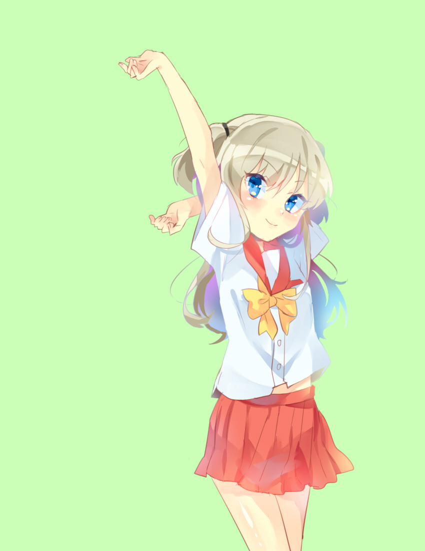 10s, 1girl, bad_id, bad_pixiv_id, blue_eyes, charlotte_(anime), cowboy_shot, female_focus