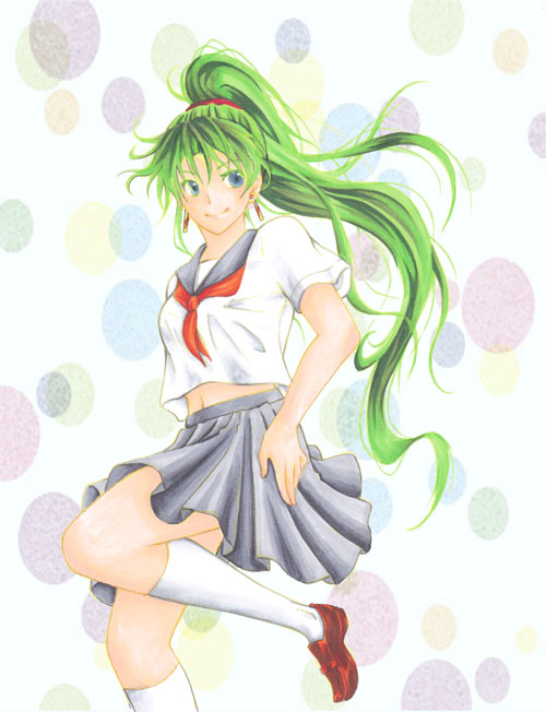 1girl, alternate_costume, blue_eyes, earrings, female_focus, fire_emblem, fire_emblem:_the_blazing_blade, green_hair