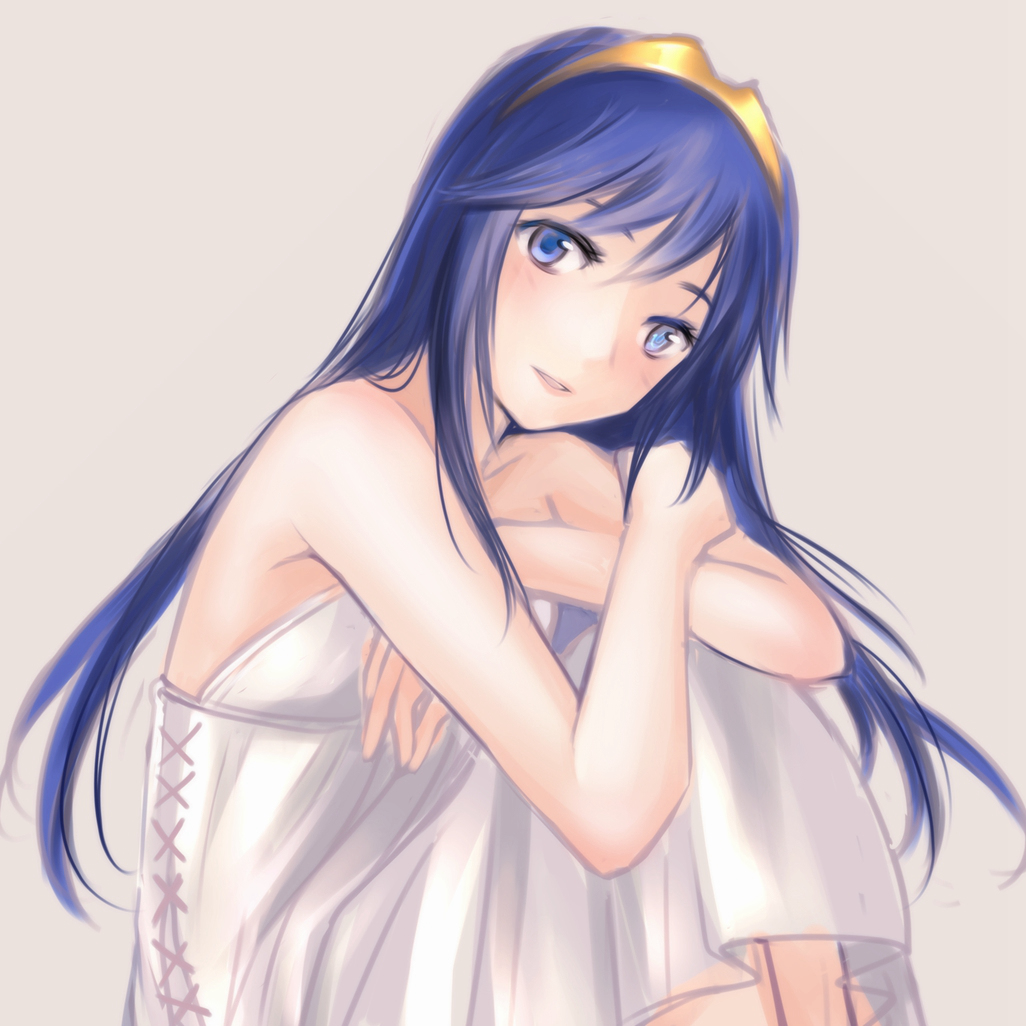 1girl, blue_eyes, blue_hair, blush, dress, female_focus, fire_emblem, fire_emblem_awakening