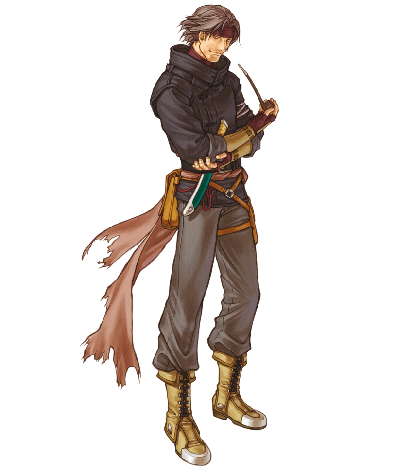 1boy, brown_hair, fire_emblem, fire_emblem:_path_of_radiance, highres, holding, kita_senri, knife