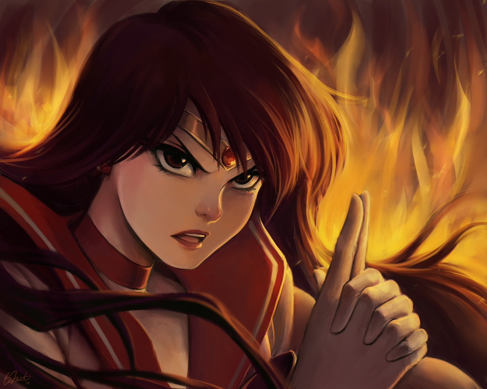 1girl, bishoujo_senshi_sailor_moon, brittany_fuerst, brown_eyes, brown_hair, choker, circlet, earrings