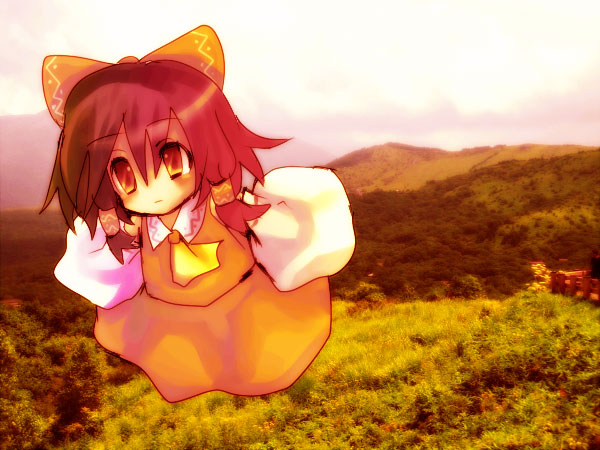 1girl, bad_id, bad_pixiv_id, culotte_(hosenrock), female_focus, flying, hakurei_reimu, imperishable_night