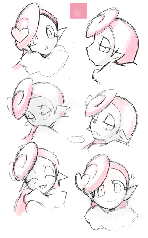 10s, 1boy, artist_request, blush, casanuva, closed_eyes, looking_at_viewer, monochrome, motemacool, pointy_ears, simple_background, youkai_watch