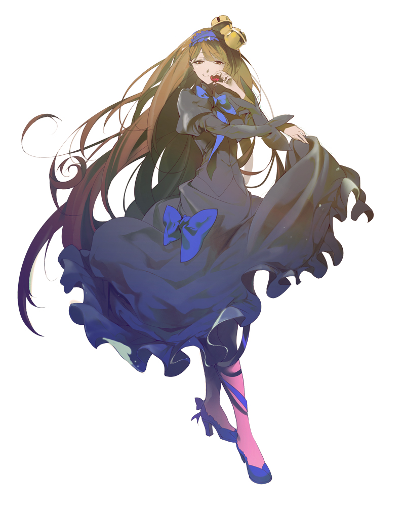 10s, 1girl, :3, aoki_hagane_no_arpeggio, bad_id, bad_pixiv_id, bell, blue_bow