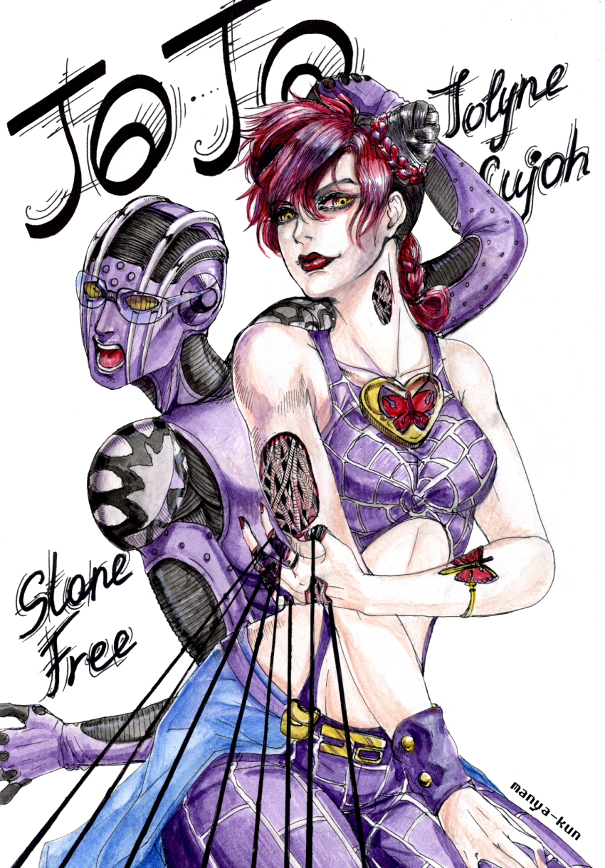 1girl, artist_name, bad_id, bad_pixiv_id, black_hair, braid, character_name, double_bun