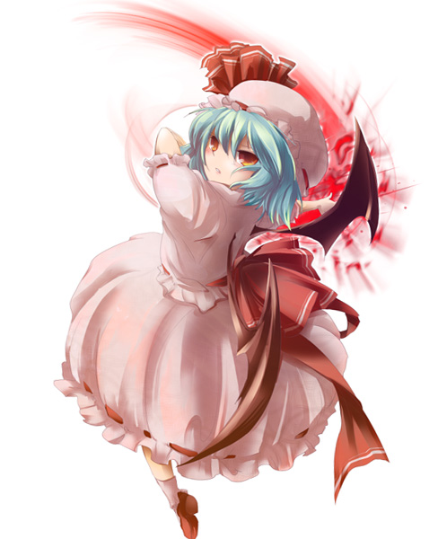 1girl, bad_id, bad_pixiv_id, blue_hair, female_focus, hat, icedango_(dpopic3), makishu