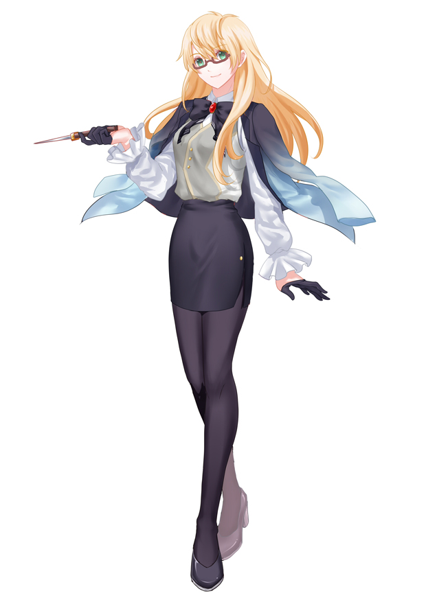 1girl, bad_id, bad_pixiv_id, blonde_hair, cape, fate/grand_order, fate/prototype, fate/prototype:_fragments_of_blue_and_silver
