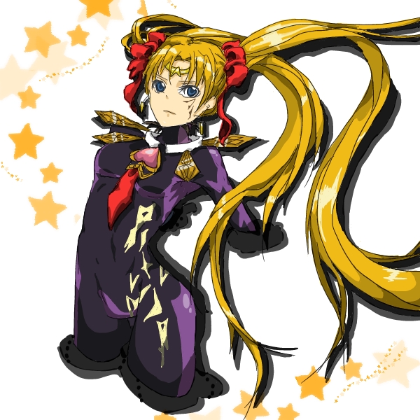 bishoujo_senshi_sailor_moon, bishoujo_senshi_sailor_moon_another_story, blonde_hair, blue_eyes, bodysuit, bow, bowtie, commentary_request