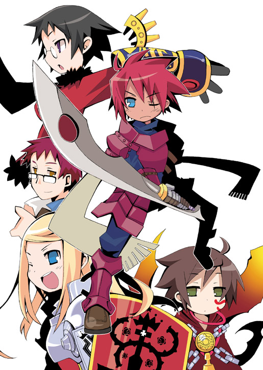 2boys, 3girls, alchemist, alchemist_(sekaiju), alchemist_2_(sekaiju), atlus, azuma_masakadu, chain