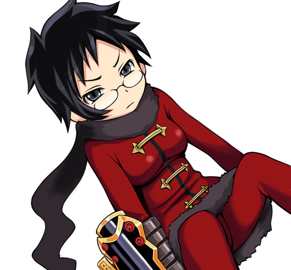alchemist_(sekaiju), alchemist_2_(sekaiju), atlus, black_hair, e10, etrian_odyssey, glasses, short_hair, solo