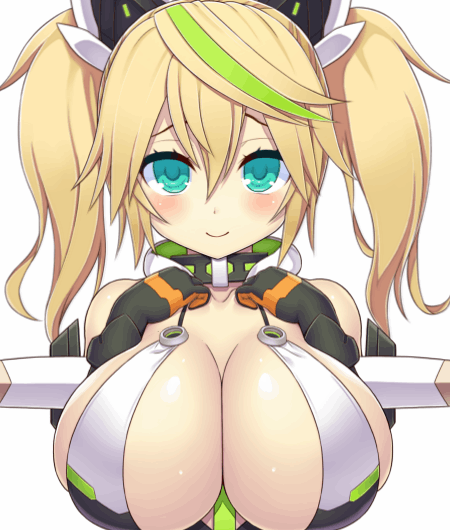 1girl, animated, animated_gif, aqua_eyes, asamura_hiori, bad_link, bad_nijie_link, blush