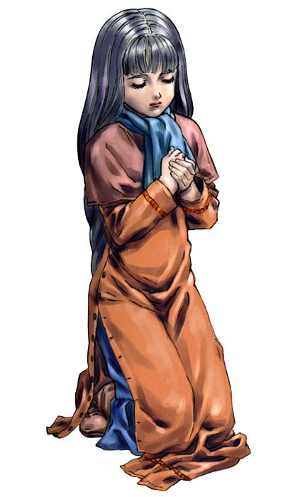 1girl, ascot, blunt_bangs, boots, breasts, brown_boots, closed_eyes, expressionless