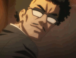 00s, afro, animated, animated_gif, anime_screenshot, lowres, male_focus, masa_(seto_no_hanayome)