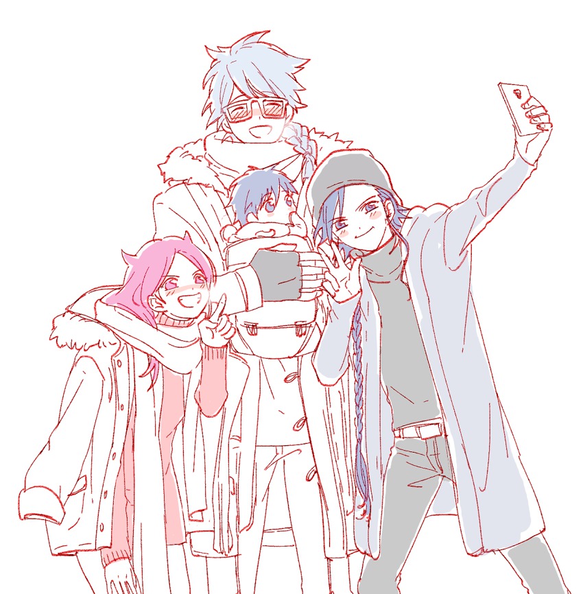 1girl, 3boys, :d, aladdin_(magi), alternate_costume, alternate_universe, baby, bad_id