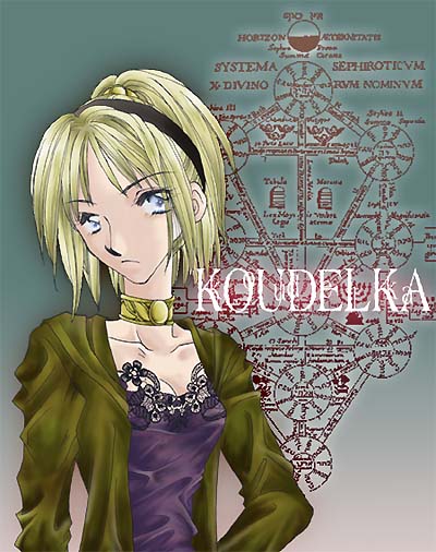 1girl, blonde_hair, choker, hairband, koudelka, koudelka_(character), sefirot, tagme