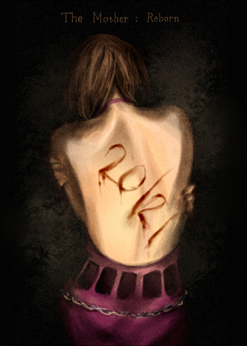 1girl, backless_dress, backless_outfit, brown_hair, dress, eileen_galvin, female_focus, nfyz