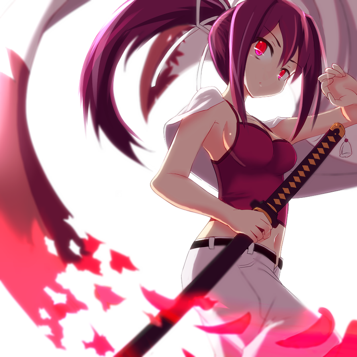 1girl, afushiru_wa_kugi, breasts, camisole, cloak, cowboy_shot, female_focus, hair_intakes