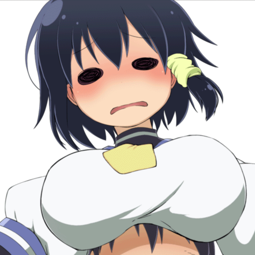 10s, 1boy, 1girl, ?, animated, animated_gif, black_hair, blush