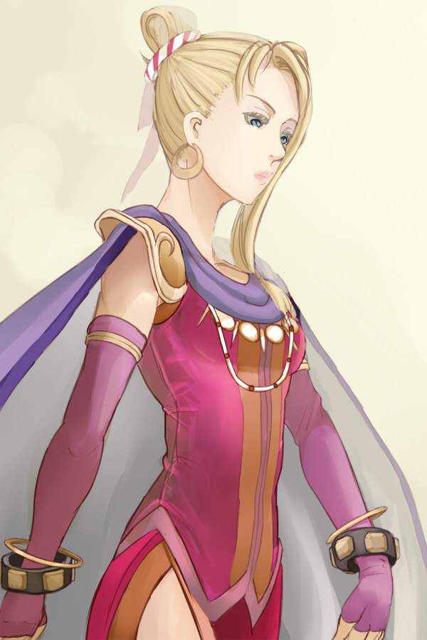 1girl, blonde_hair, blue_eyes, bracelet, calill_(fire_emblem), cape, earrings, female_focus