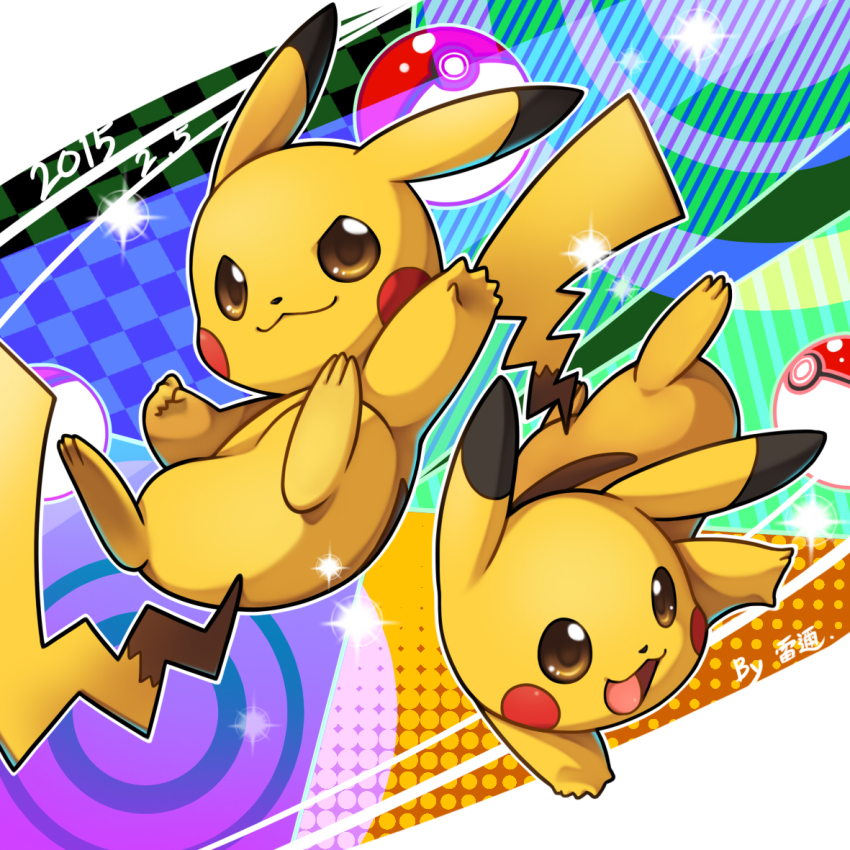 10s, 2015, gen_1_pokemon, happy, jimmy2929, nintendo, pikachu, pokemon
