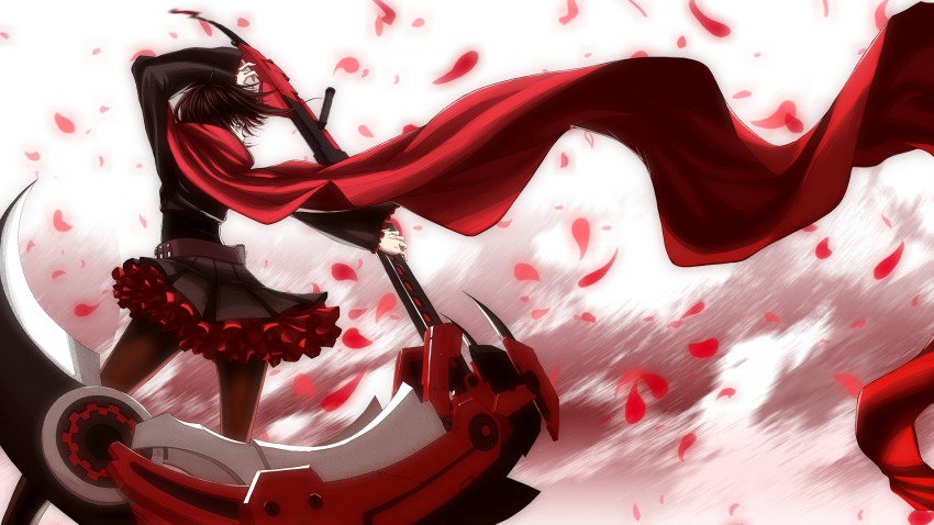 1girl, cape, highres, hood, lolita_fashion, mioshiki, petals, rose_petals