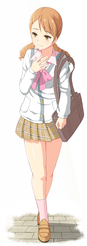 10s, 1girl, bad_id, bad_pixiv_id, brown_eyes, brown_hair, drill_hair, female_focus