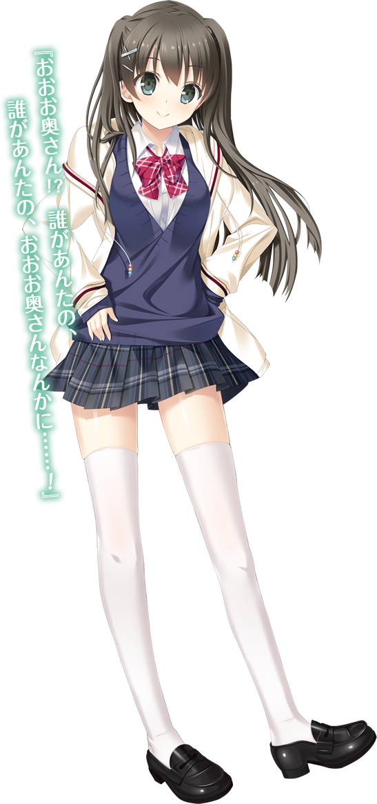 1girl, black_hair, blush, female_focus, futaba_saki, green_eyes, hairpin, happy