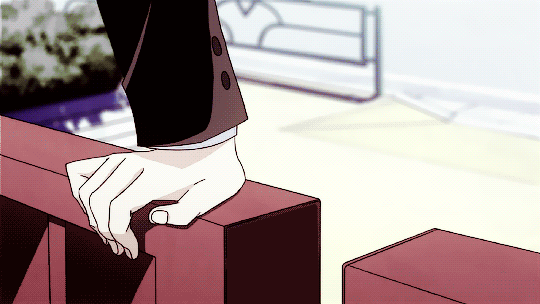 1boy, 1girl, animated, animated_gif, prince_of_stride, rolling, sakurai_nana, school_uniform