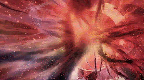 10s, 1girl, animated, animated_gif, black_hair, female_focus, inhale, izumi_reina, lowres, musaigen_no_phantom_world, open_mouth, solo