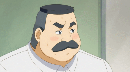 10s, 1boy, 1girl, animated, animated_gif, black_hair, brown_hair, lowres