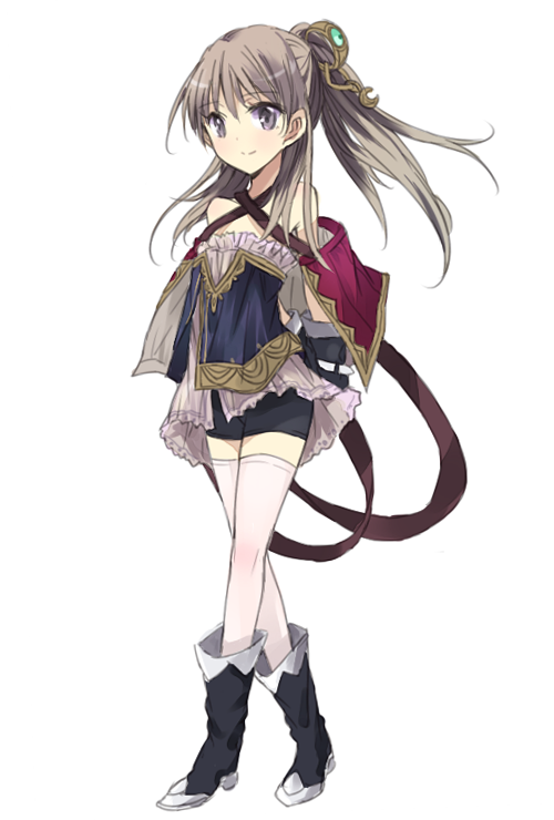 1girl, atelier_(series), atelier_meruru, atelier_totori, black_shorts, brown_hair, cosplay, female_focus