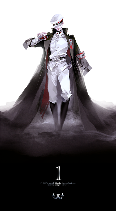 10s, 1boy, 2016, aghost-i, bad_id, bad_pixiv_id, bandaged_arm, bandages