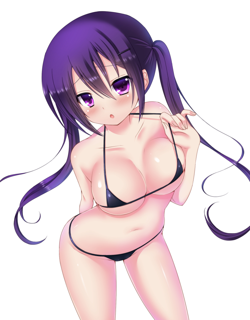 1girl, bad_id, bad_pixiv_id, bikini, blush, breasts, female_focus, gochuumon_wa_usagi_desu_ka?