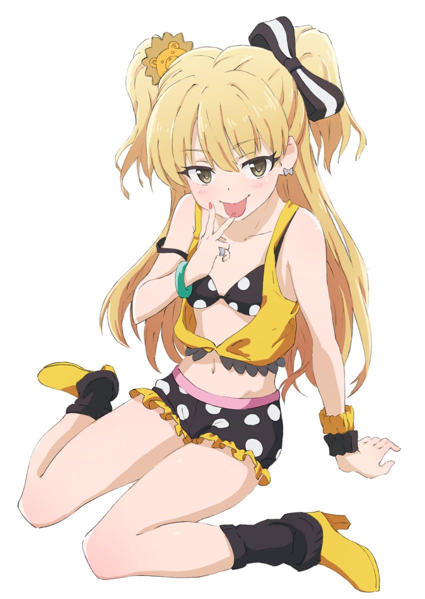 10s, :p, abancho, absurdres, arm_support, bad_id, bad_twitter_id, bikini