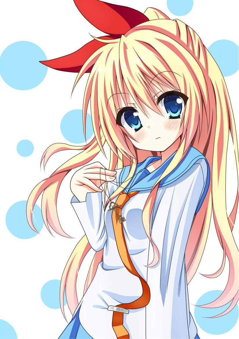 10s, 1girl, blonde_hair, blue_eyes, blush, female_focus, jyon1008, kirisaki_chitoge