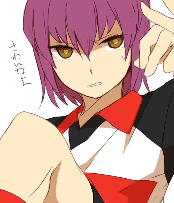 1boy, hayabusa_hideki, inazuma_eleven_(series), inazuma_eleven_go, male_focus, purple_hair, sekina, soccer_uniform