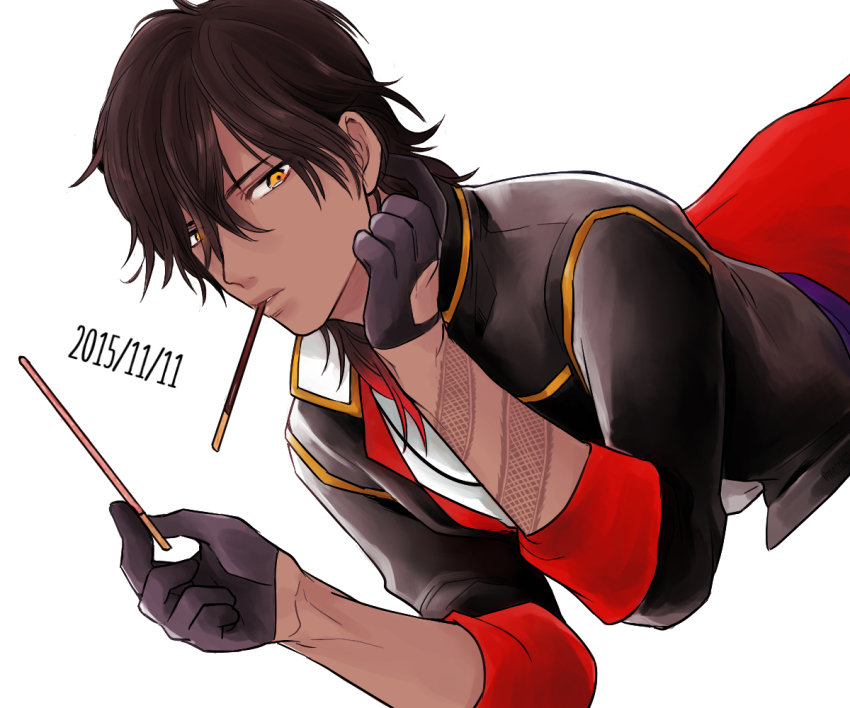 10s, 1boy, 2015, arm_tattoo, brown_hair, dated, dragon_tattoo, dutch_angle